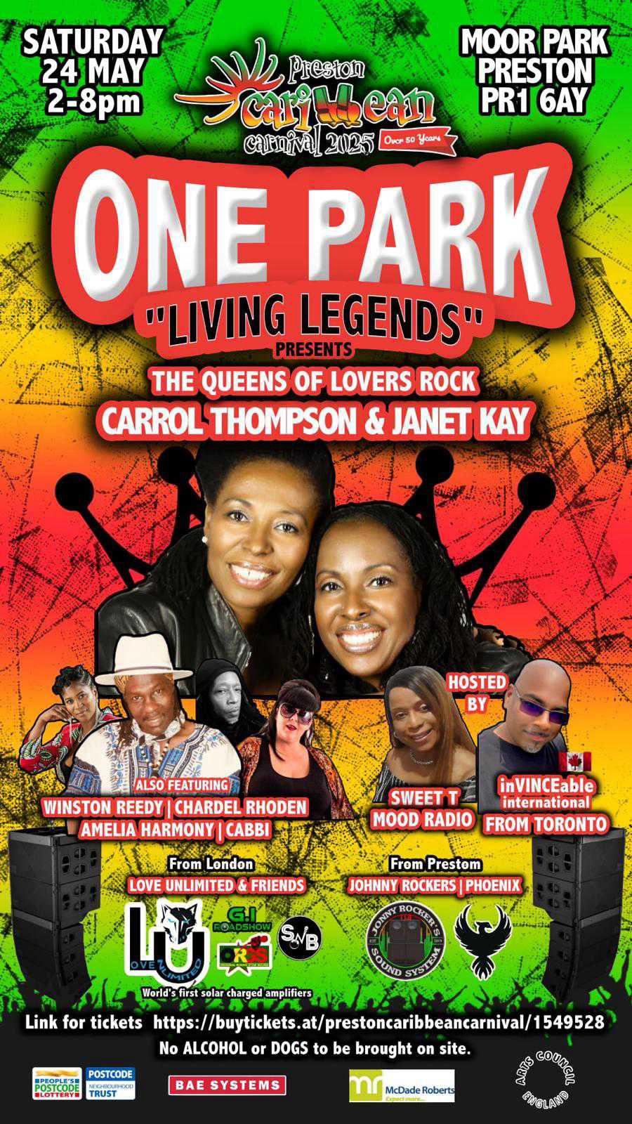 Janet Kay MBE & Carroll Thompson - Preston Caribbean Carnival