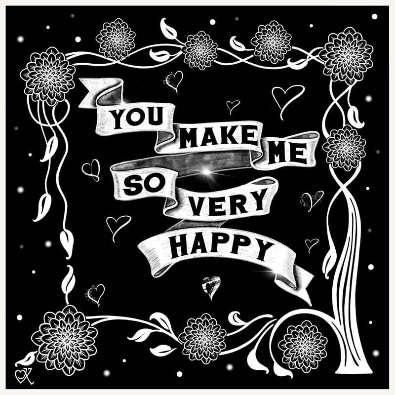Janet Kay Greeting Card - 'You Make Me So Very Happy'